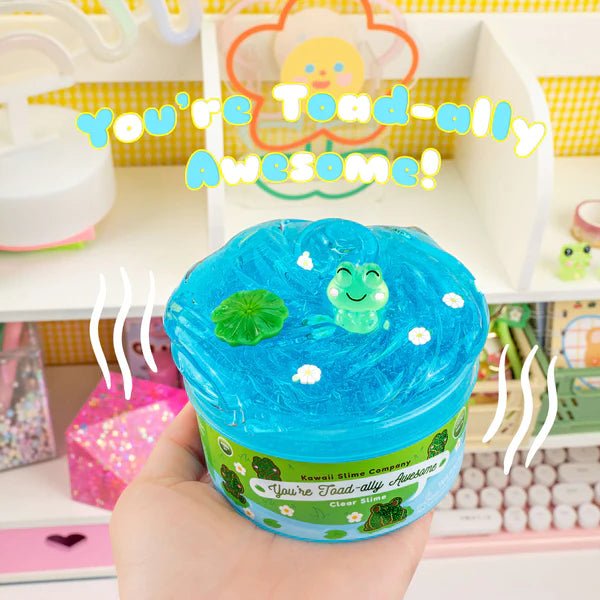 Kawaii Slime Co. You’re Toad - ally Awesome Clear Slime - OVERRATED