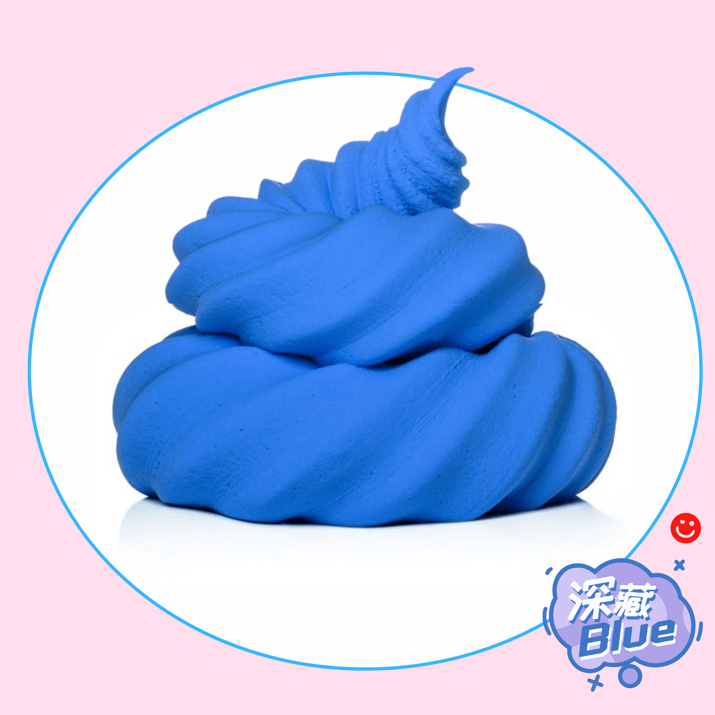 Blue Air Dry Clay Slime soft stretchy kawaii slime – OVERRATED Korean Beauty
