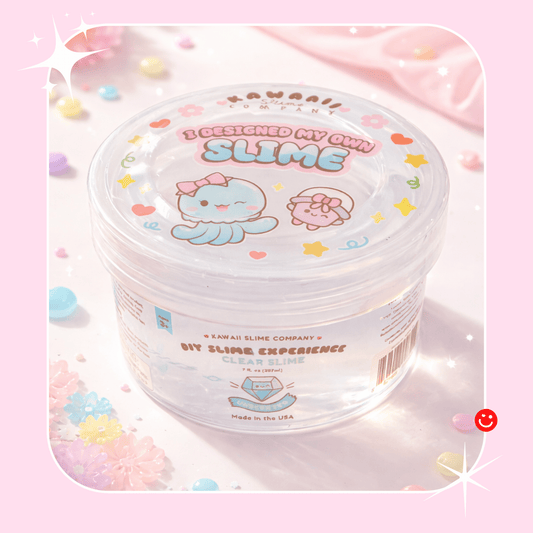 Clear Unscented Slime kawaii DIY slime base – OVERRATED Korean Beauty