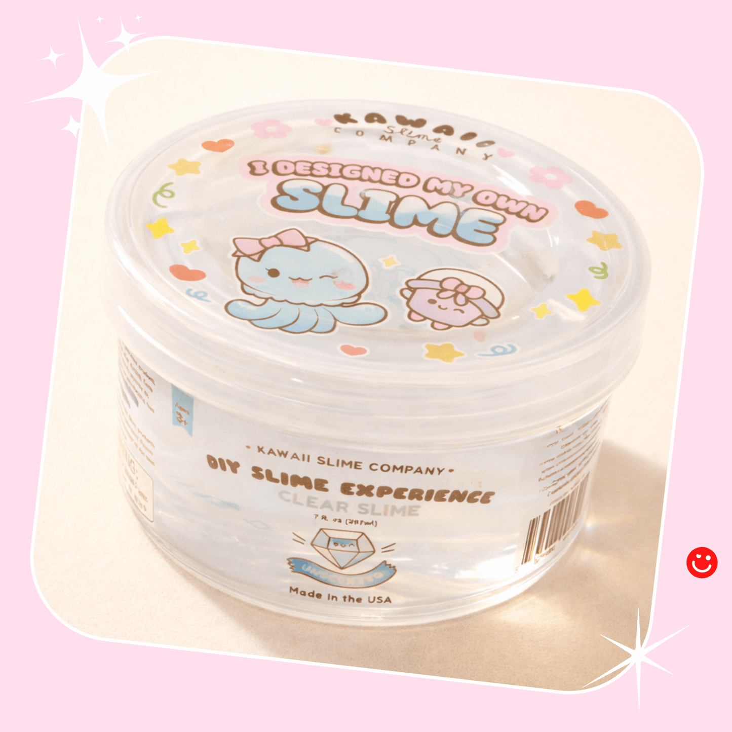 Clear Unscented Slime glossy kawaii slime – OVERRATED Korean Beauty