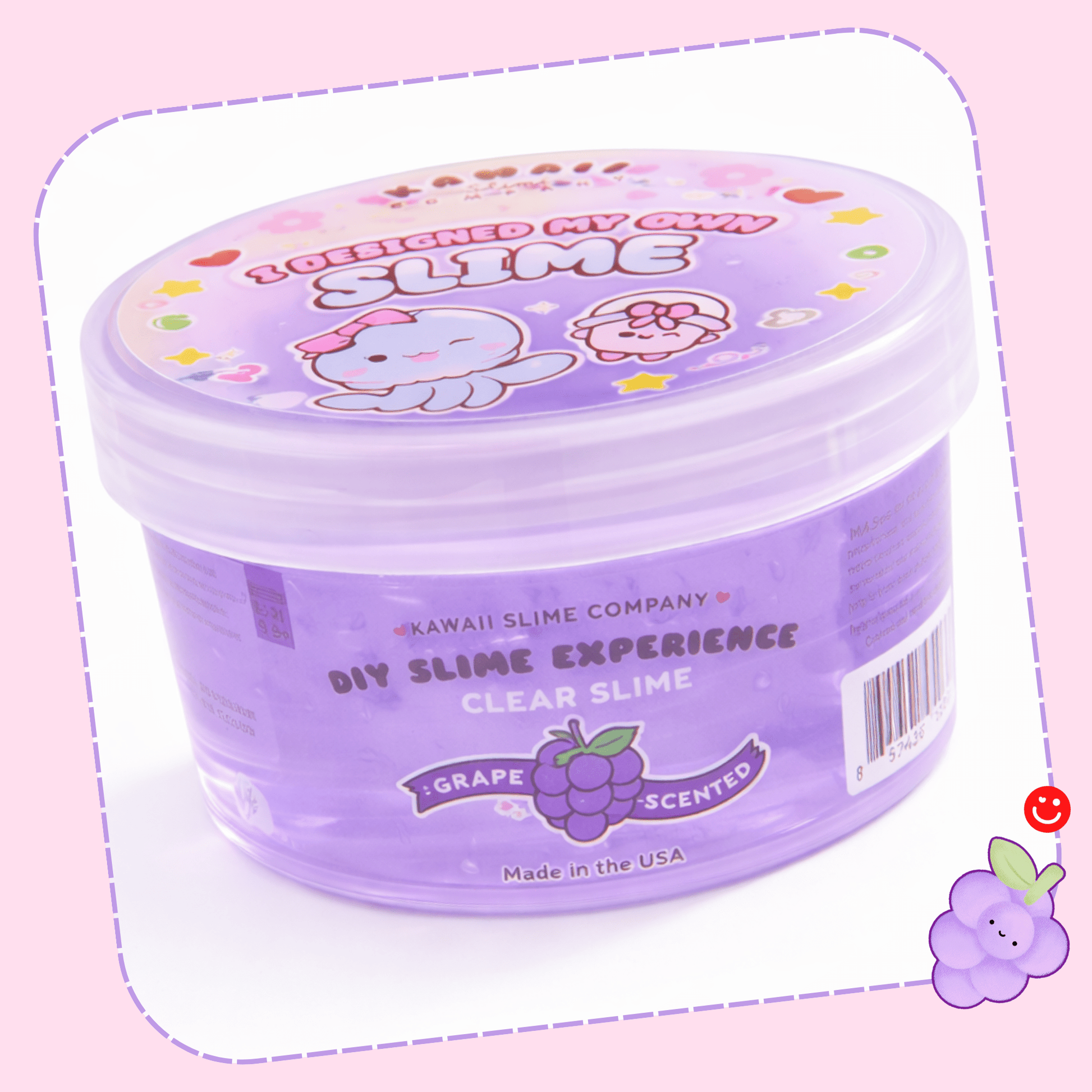 Grape Purple Clear Slime glossy kawaii slime – OVERRATED Korean Beauty