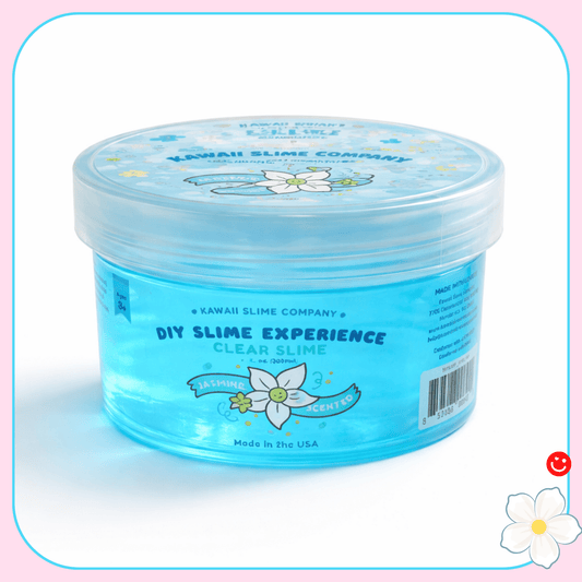 Jasmine Blue Clear Slime glossy kawaii slime – OVERRATED Korean Beauty