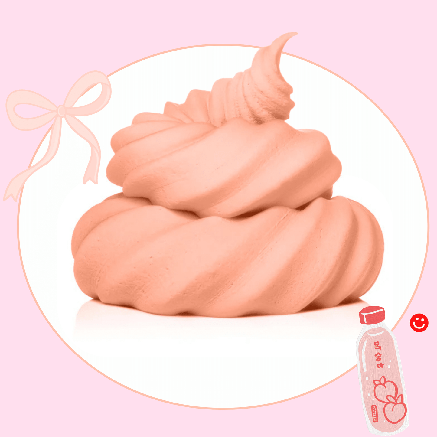 Kawaii Slime Company Peach Air Dry Clay - OVERRATED