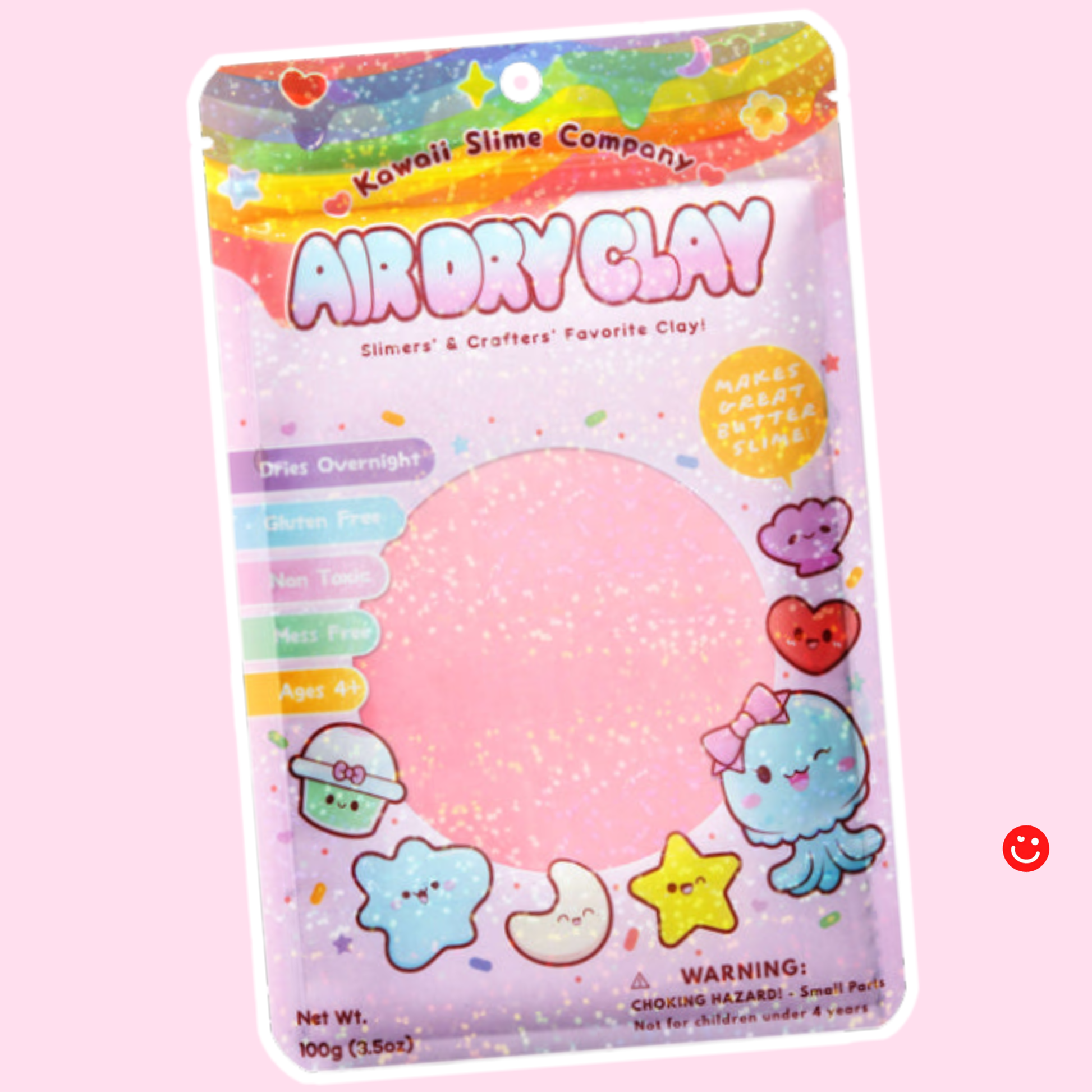 Pink Air Dry Clay Slime soft butter texture kawaii – OVERRATED Korean Beauty