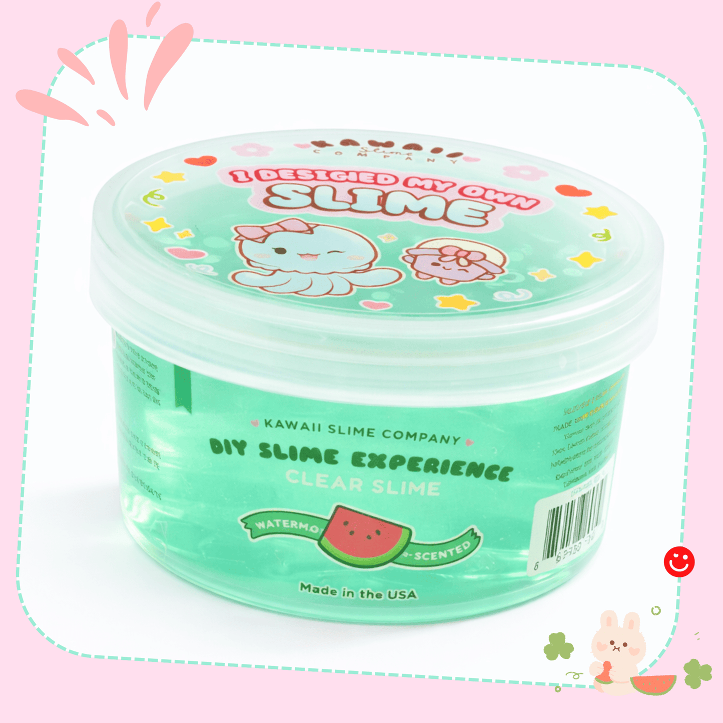 Watermelon Teal Slime glossy kawaii slime – OVERRATED Korean Beauty