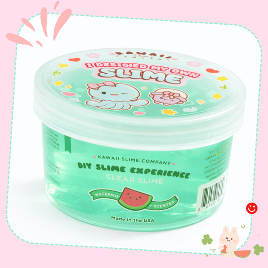 Watermelon Teal Slime glossy kawaii slime – OVERRATED Korean Beauty