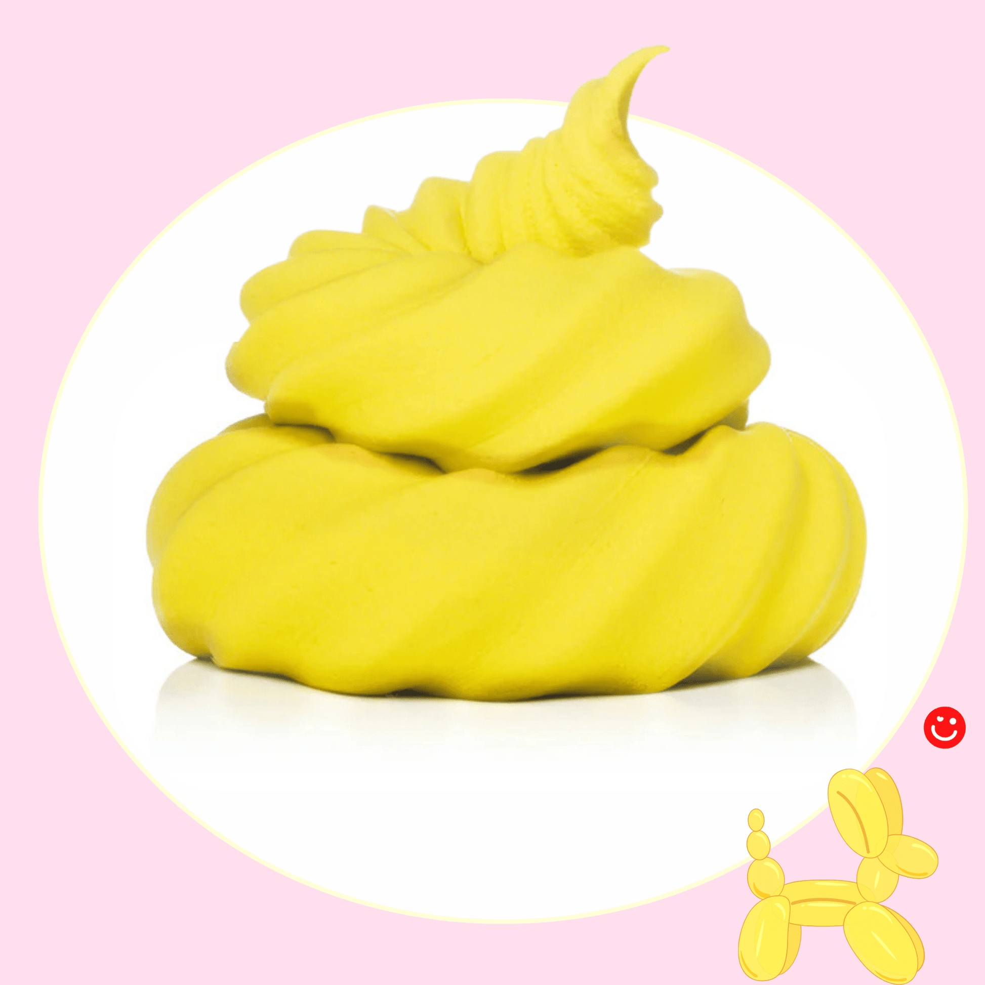 Yellow Air Dry Clay Slime soft stretchy kawaii slime – OVERRATED Korean Beauty