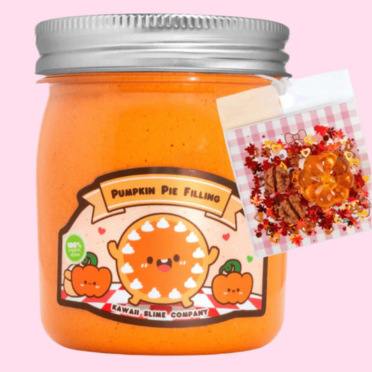 Kawaii Slime Pumpkin Pie Filling Slime - OVERRATED