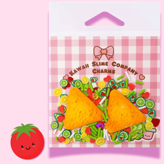 Kawaii Slime Toppers Chips & Dip Slime Toppings Charm Bag - OVERRATED