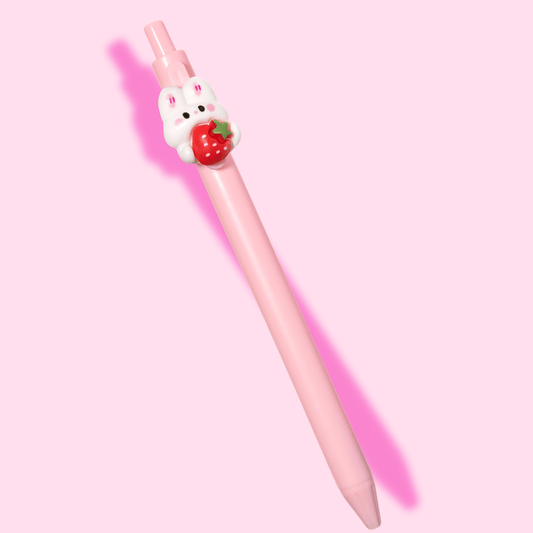 Kawaii Strawberry Bunny Rabbit Pens - OVERRATED