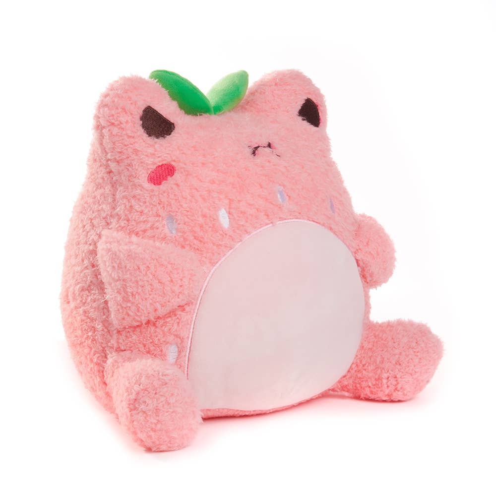 Kawaii Strawberry Wawa Cute Pink Frog Plushie - OVERRATED