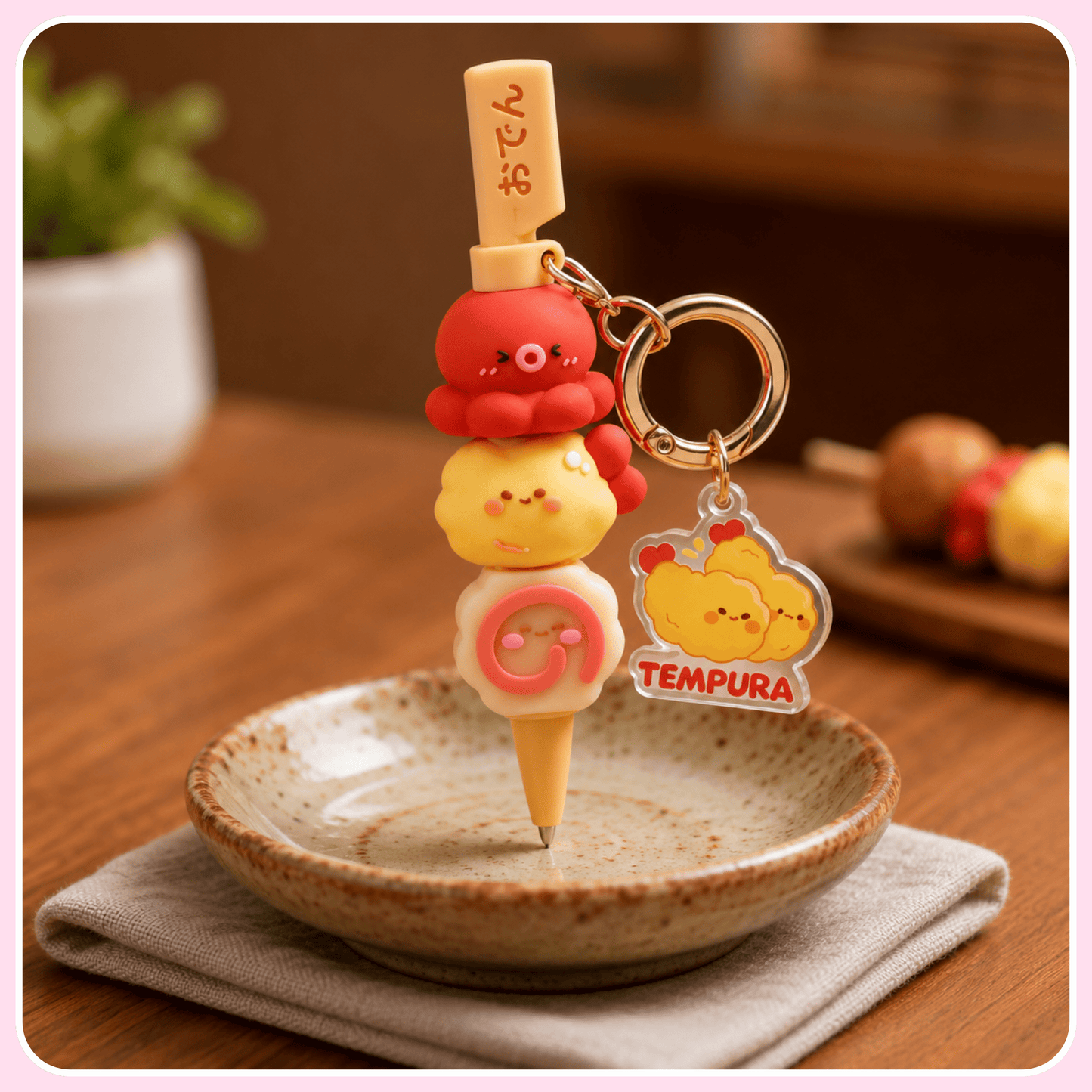 Kawaii Tempura Seafood Skewer Pen - OVERRATED
