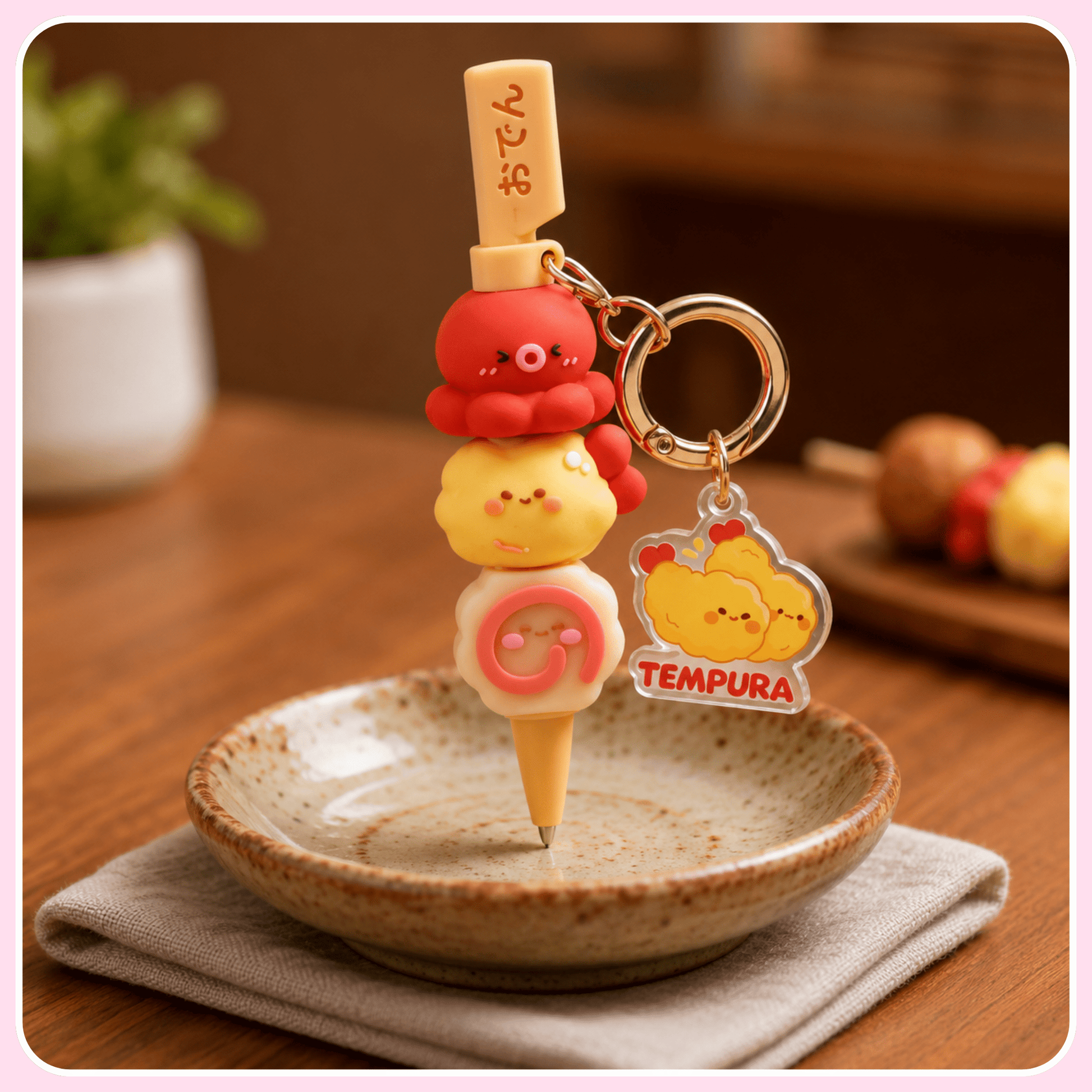 Kawaii Tempura Seafood Skewer Pen - OVERRATED