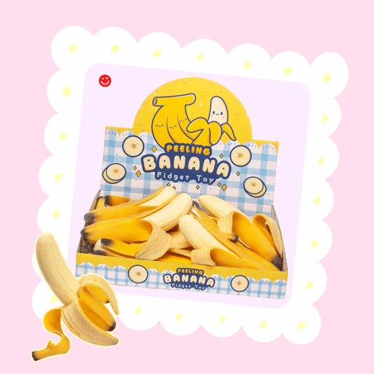 Kawaii Vegetable Market Crazy Peeling Banana Sensory Toy - OVERRATED
