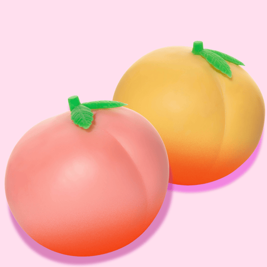 Kawaii Vegetable Market Just Peachy Cute Peach Sensory Toy Stress Ball - OVERRATED