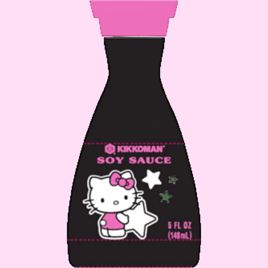 Japanese Hello Kitty soy sauce Kikkoman 2025 limited edition bottle - Overrated Korean Beauty & More