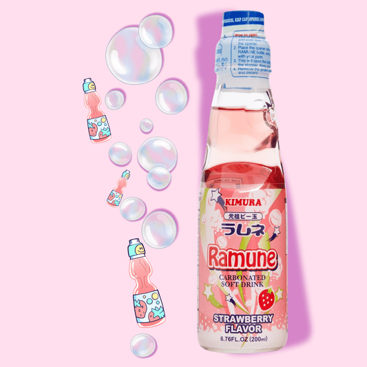 Kimura Ramune Strawberry, 6.76 Fl Oz - OVERRATED
