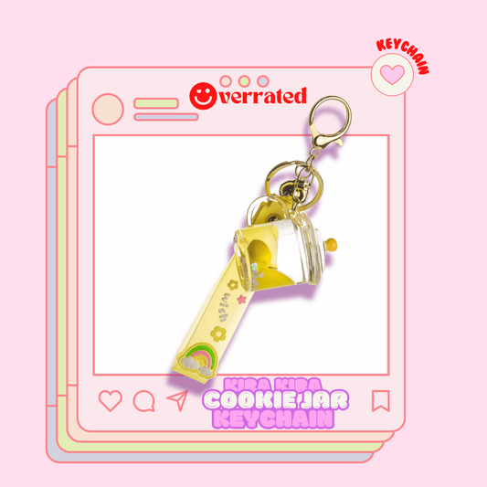 KIRA KIRA Yellow Cookie Jar Liquid Effect Sensory Keychain💛 - OVERRATED