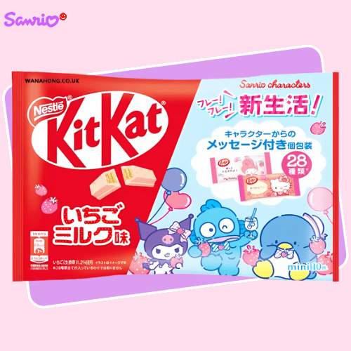 Kit Kat Sanrio Strawberry Milk Chocolate Wafer - OVERRATED