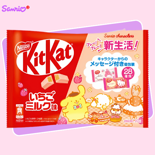 Kit Kat Sanrio Strawberry Milk Chocolate Wafer - OVERRATED
