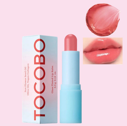 Korean Lip Balm Tocobo Glow Ritual Vanilla Peach Tinted Moisturizer - OVERRATED