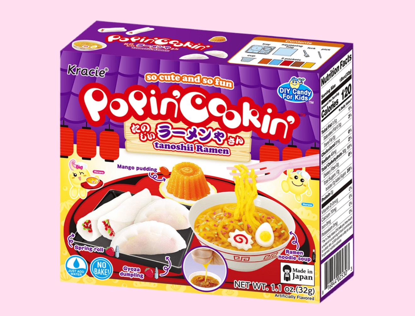 Kracie Popin’ Cookin’ Tanoshii Ramen DIY Candy Kit – Ramen, Dumplings & Dessert - OVERRATED