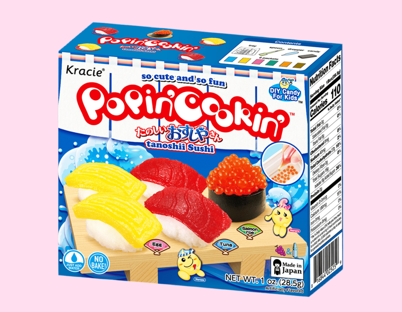 Kracie Popin’ Cookin’ Tanoshii Sushi DIY Candy Kit – Japanese Candy Sushi Set - OVERRATED