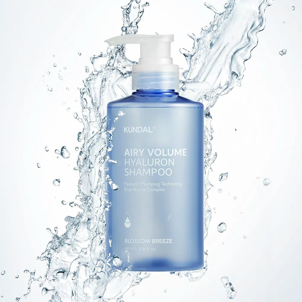 Korean hyaluronic shampoo KUNDAL Blossom Breeze scent for fine hair - Overrated Korean Beauty & More