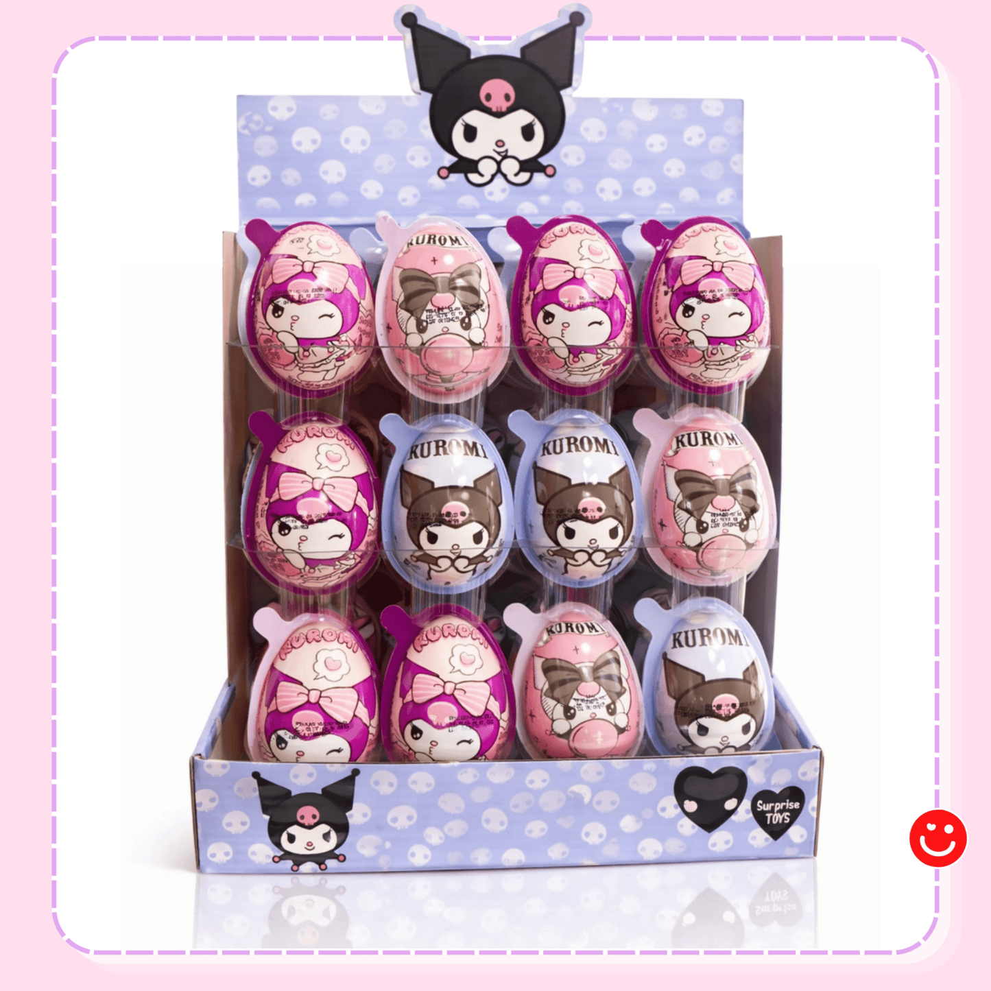 kawaii surprise egg toy kuromi sanrio licensed candy and toy - Overrated Korean Beauty & More