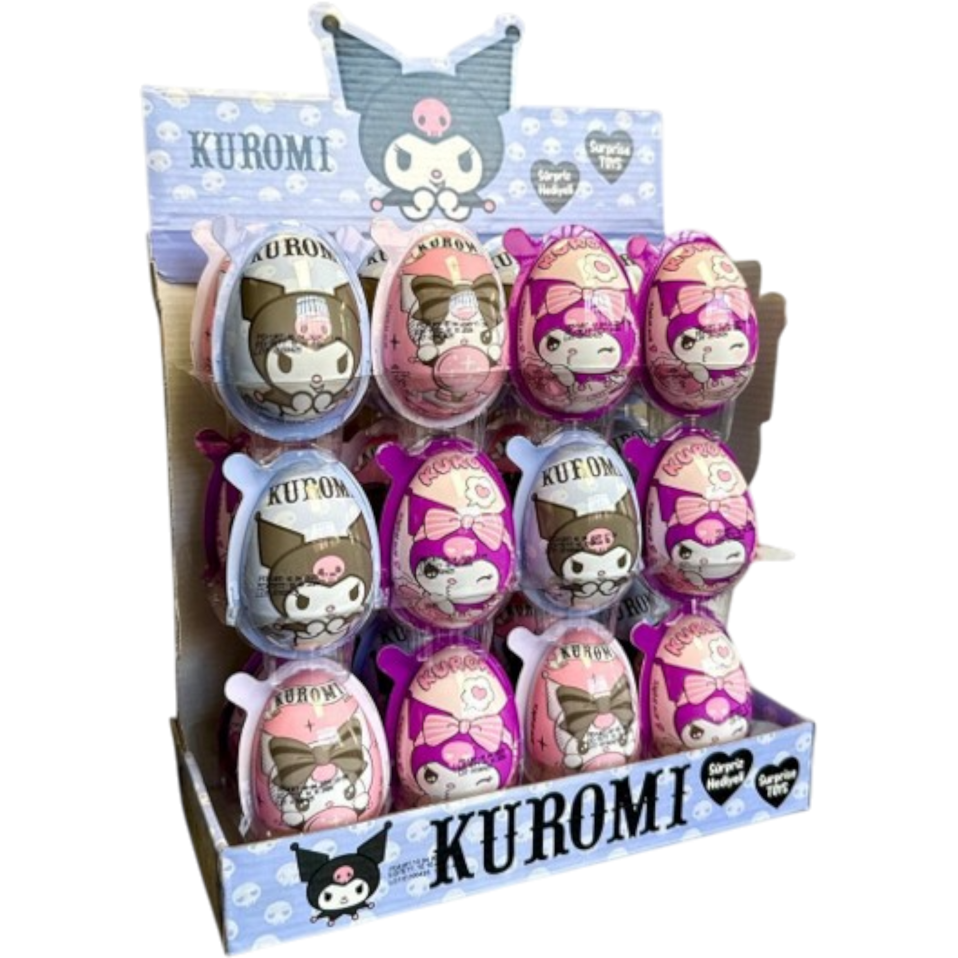 kawaii surprise egg toy kuromi gothic cute sanrio character unboxing gift - Overrated Korean Beauty & More