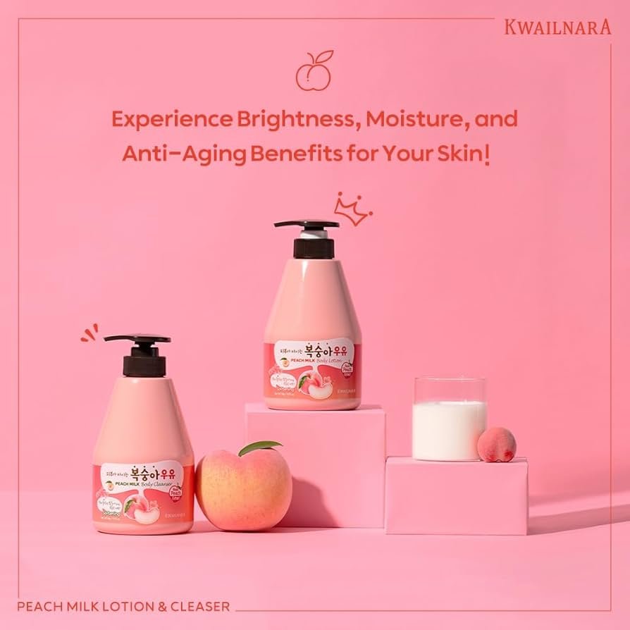 KWAILNARA Peach Milk Body Cleanser 560g - OVERRATED