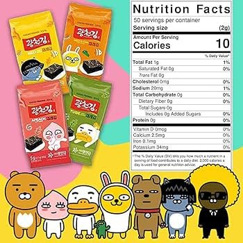 Kwangcheonkim Kim Nori Kakao Friends Roasted Seasoned Seaweed Snack - OVERRATED