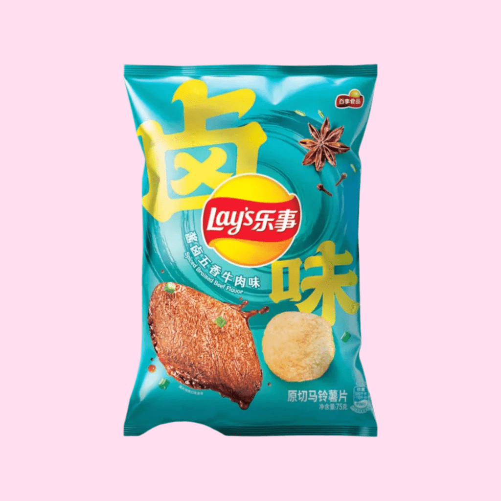 Lay's Braised Beef Flavored Potato Chips - OVERRATED
