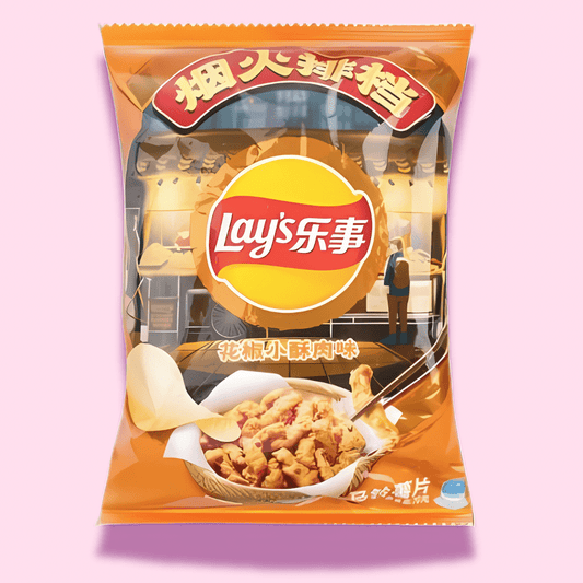 Lay’s Crispy Sichuan Pepper Pork Flavor Chips - OVERRATED