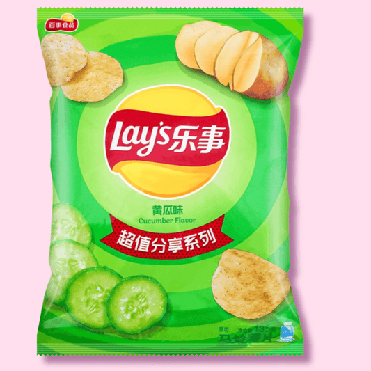 Lay’s Cucumber Flavor Potato Chips 70g - OVERRATED