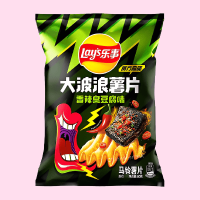 Lays Wavy Spicy Stinky Tofu Flavor Chips - OVERRATED