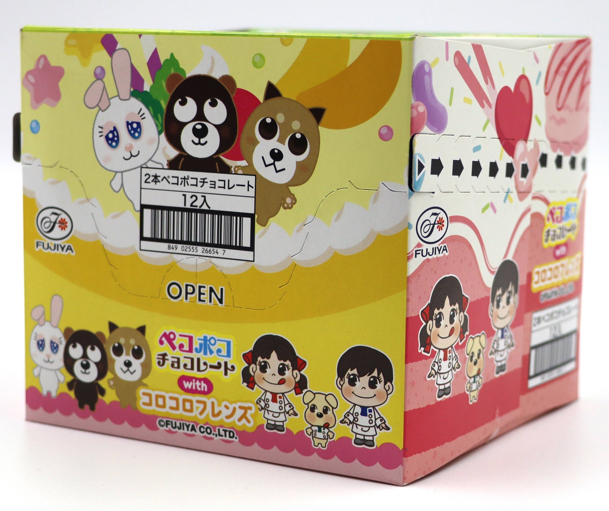 Limited Import Fujiya Chocolate Peko Poko 12ct - OVERRATED