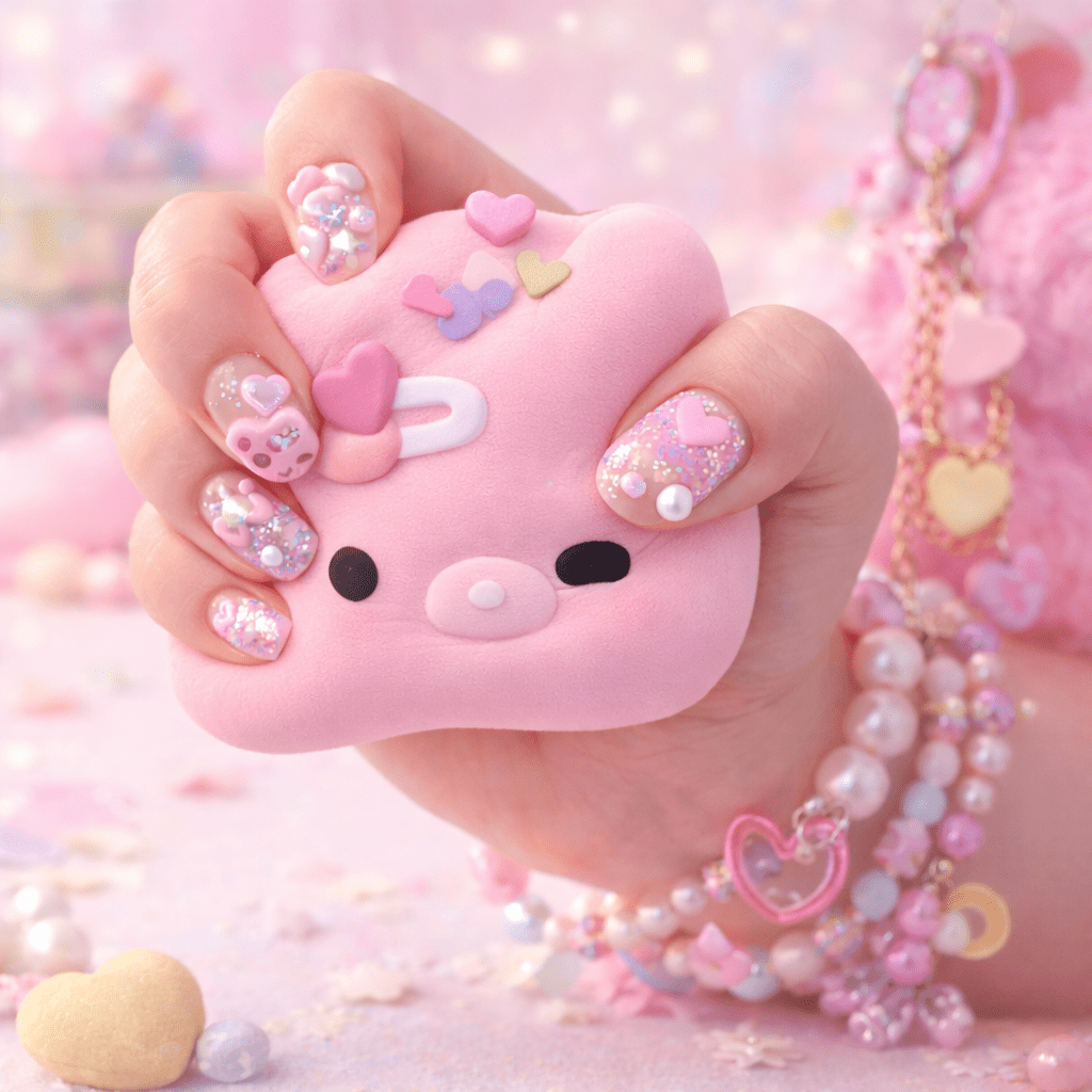 Little Pastel Bear Marshmallow Squishy Sensory Toy - OVERRATED