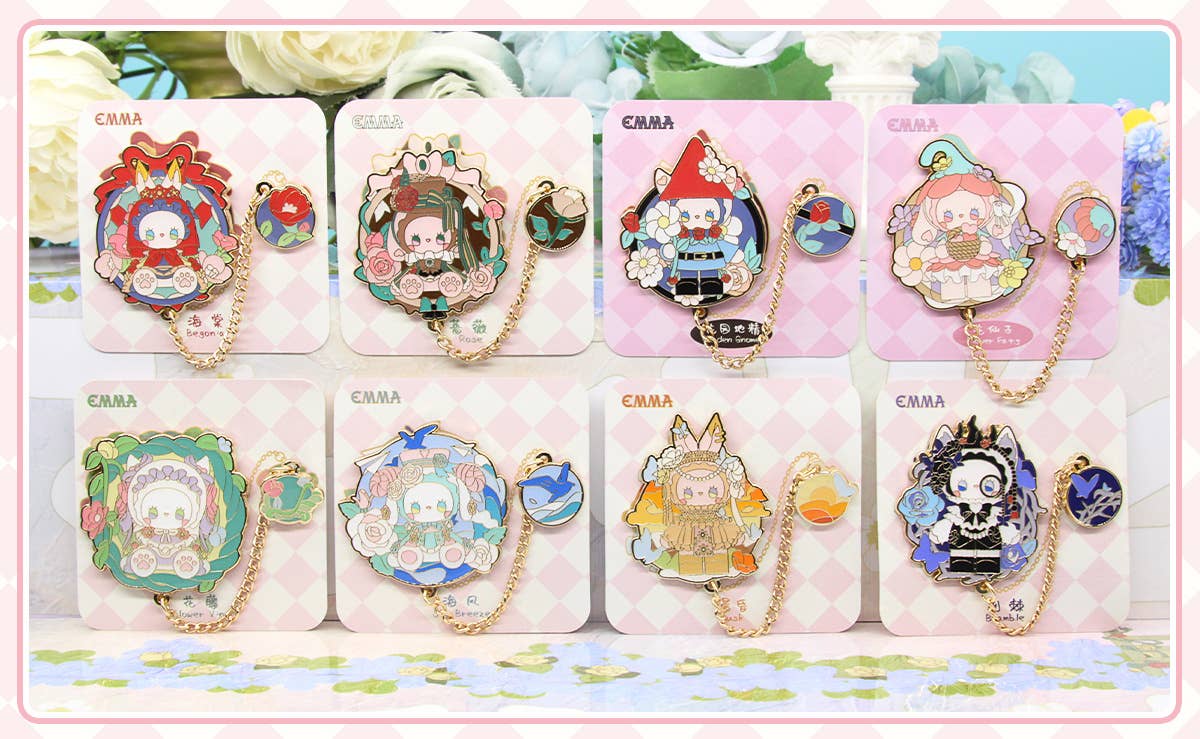 Lucky Emma Secret Forest Garden Dating Blind Box Enamel Pin - OVERRATED