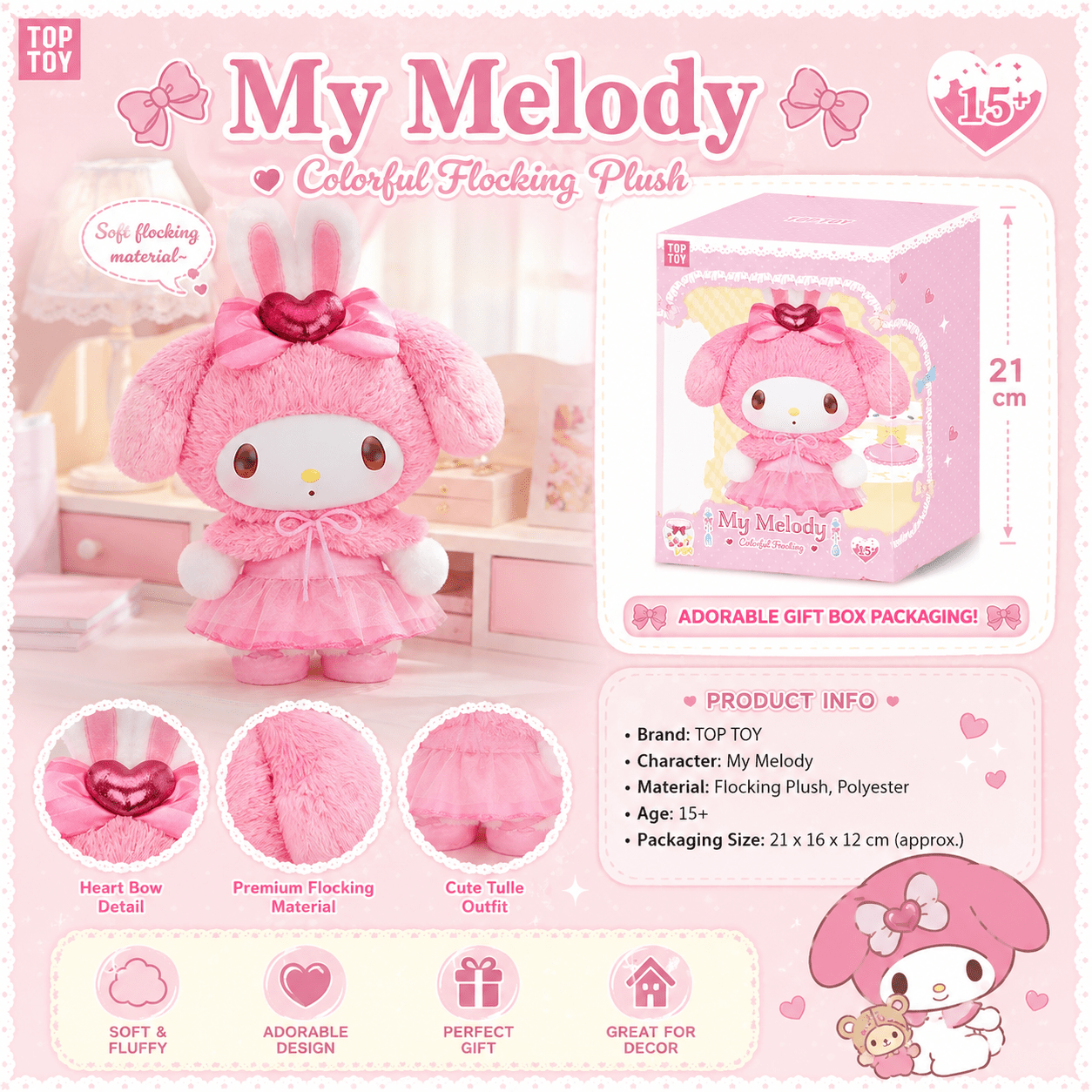 M. M. Strawberry Colorful Frosting Series Vinyl Plush Figure - OVERRATED