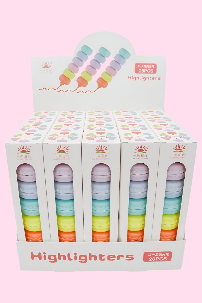 Macaron Stackable 6 - Color Highlighter Marker - OVERRATED