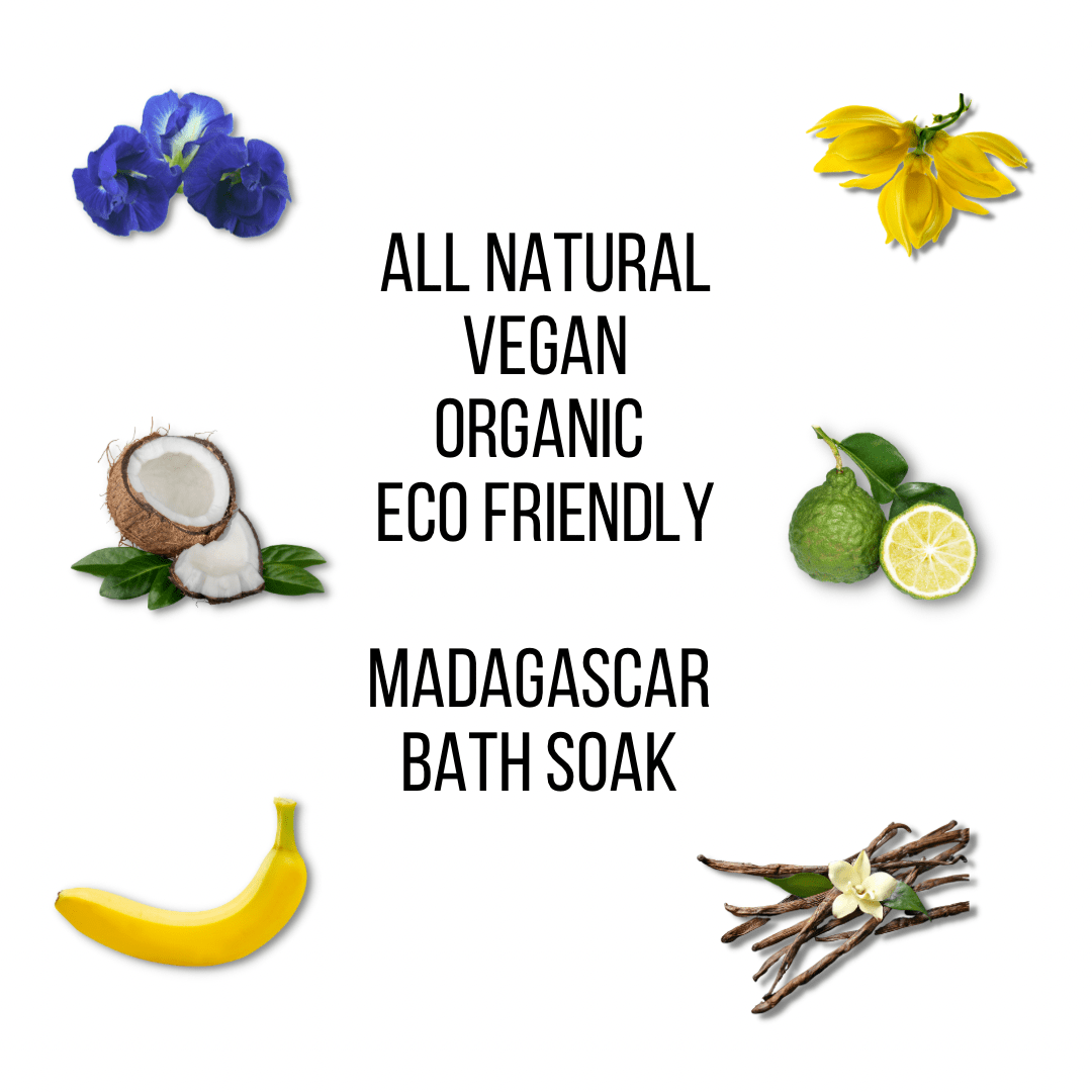 Madagascar Organic Vegan Bath Soak - single use - OVERRATED