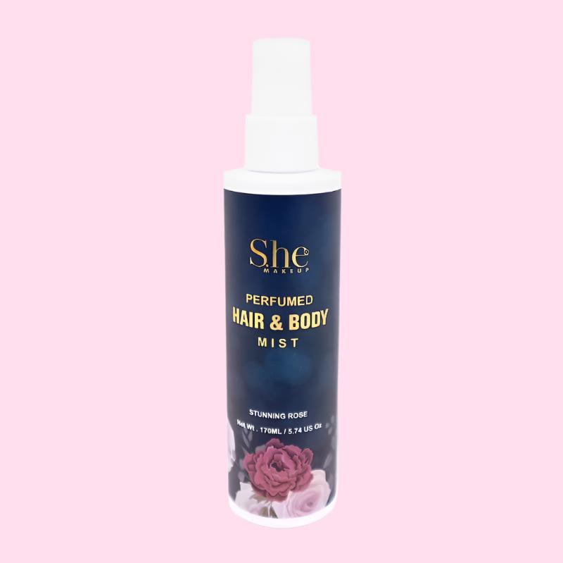 Makeup She BM02 Perfumed Hair & Body Mist Rose - OVERRATED