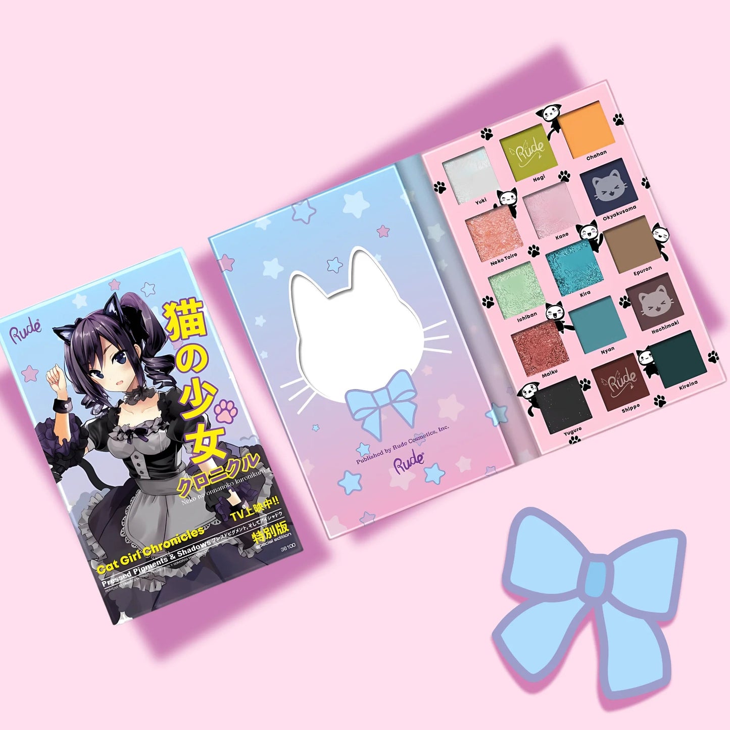 Manga Collection Pressed Pigments & Shadows Palette - Cat Girl Chronicles - OVERRATED