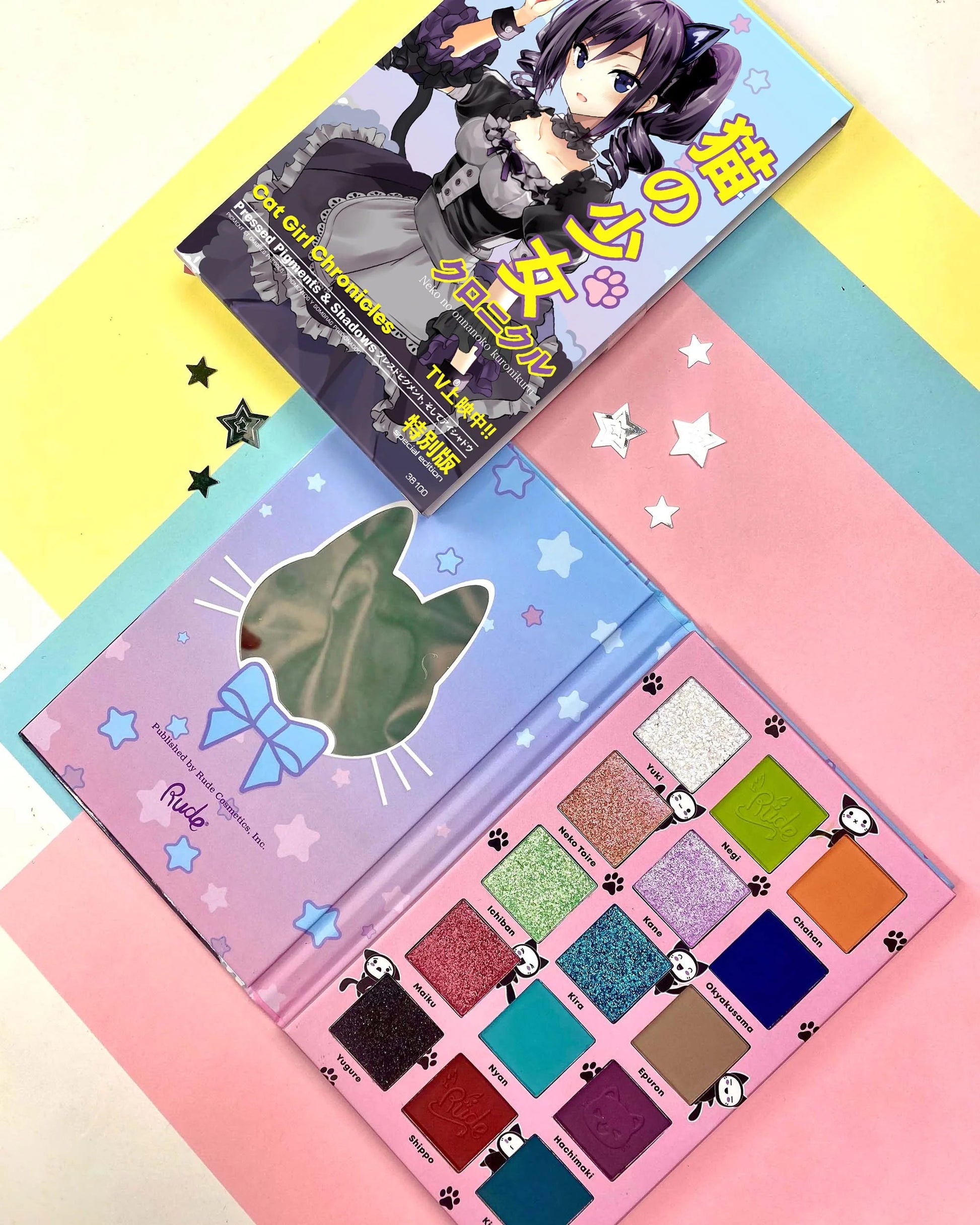 Manga Collection Pressed Pigments & Shadows Palette - Cat Girl Chronicles - OVERRATED