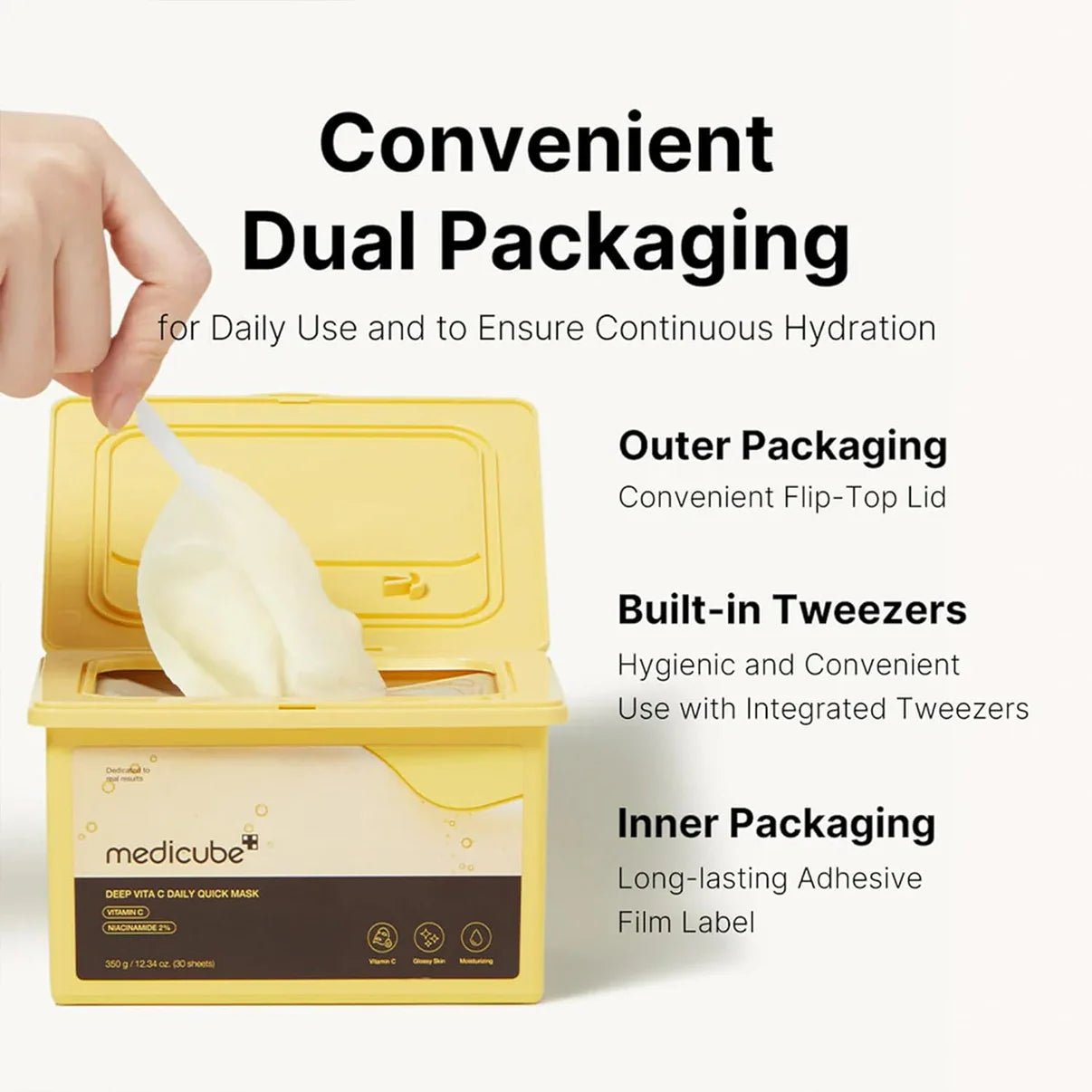 Medicube Deep Vita C Daily Quick Mask - OVERRATED