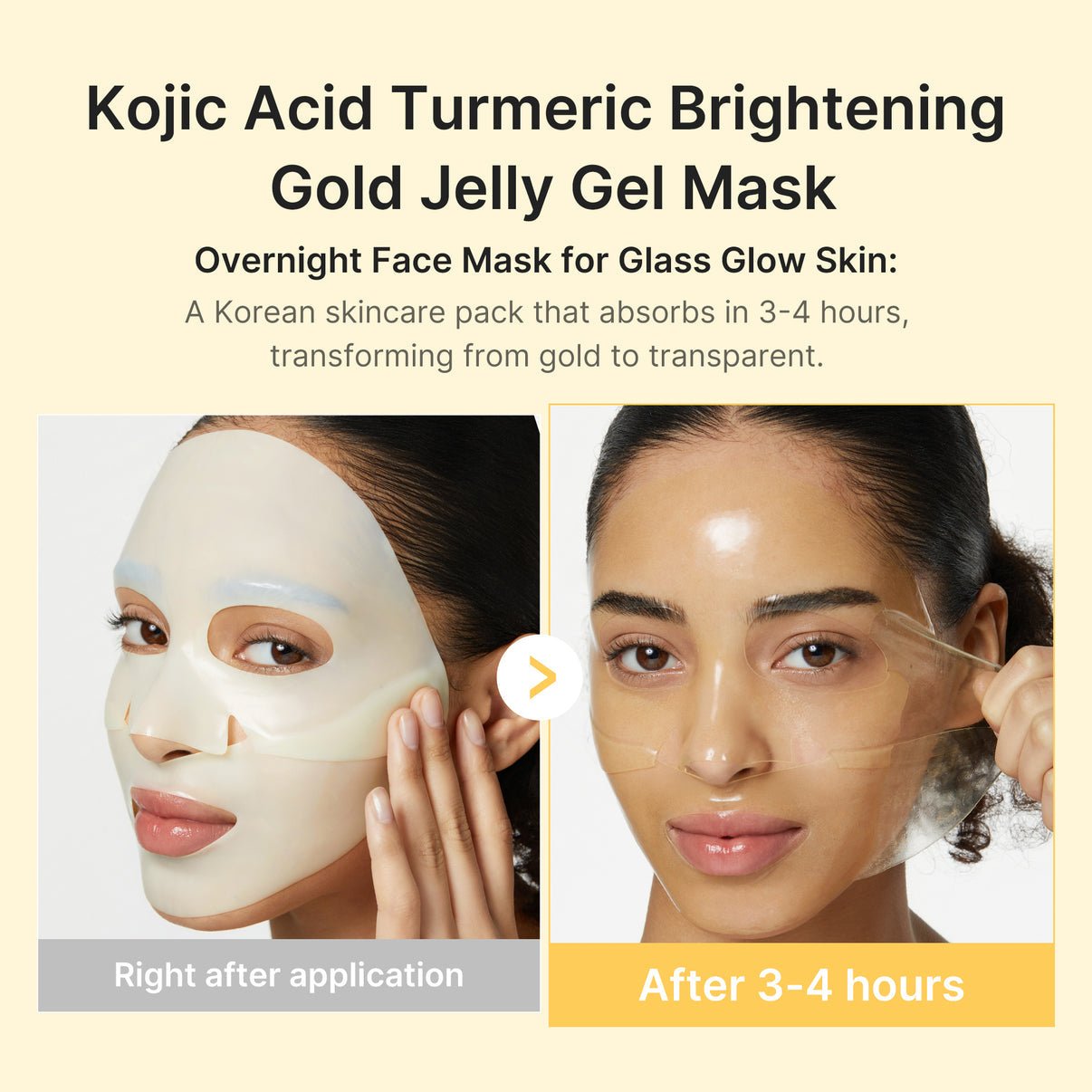 Medicube Kojic Acid Turmeric Gold Jelly Gel Mask - OVERRATED