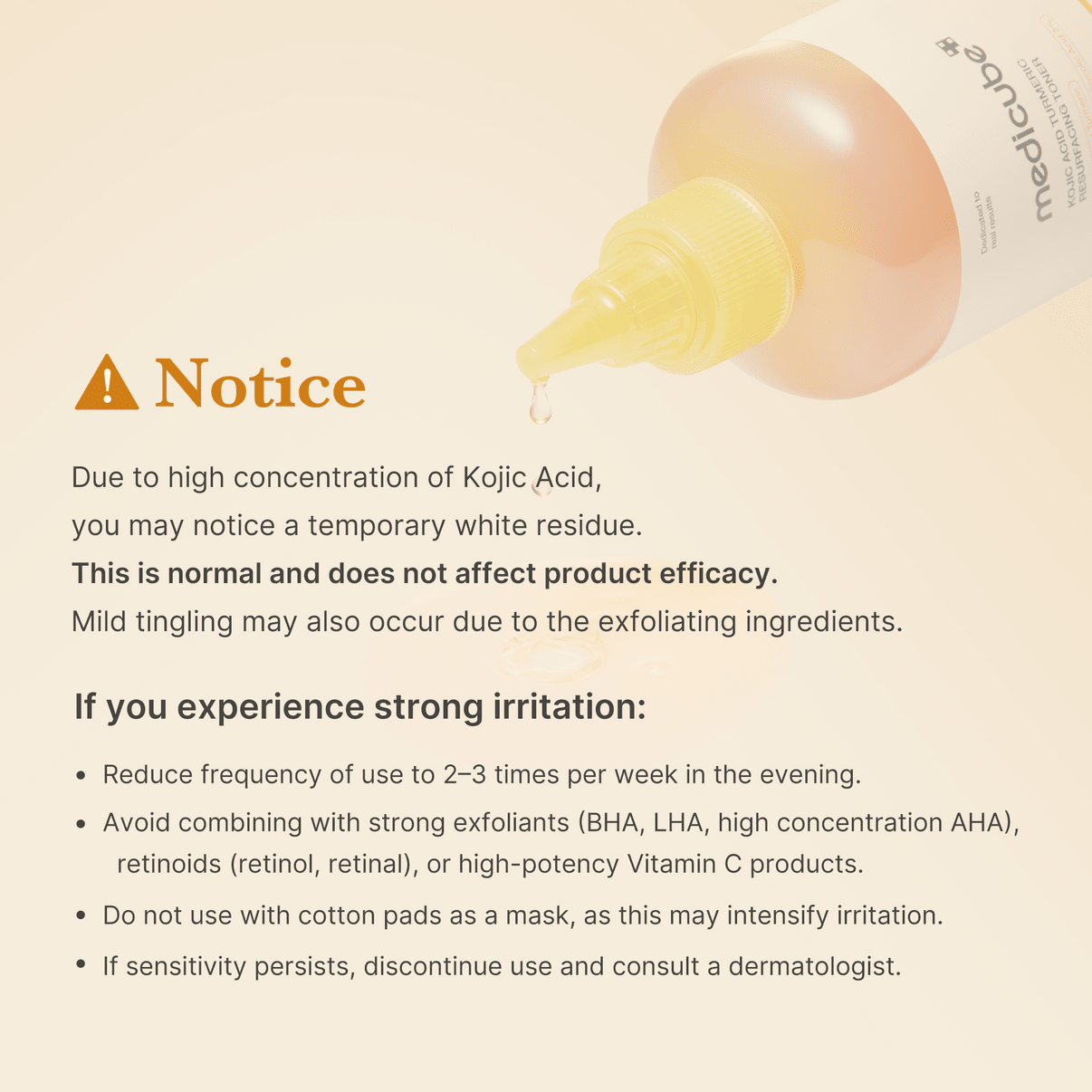 Medicube Kojic Acid Turmeric Toner - OVERRATED