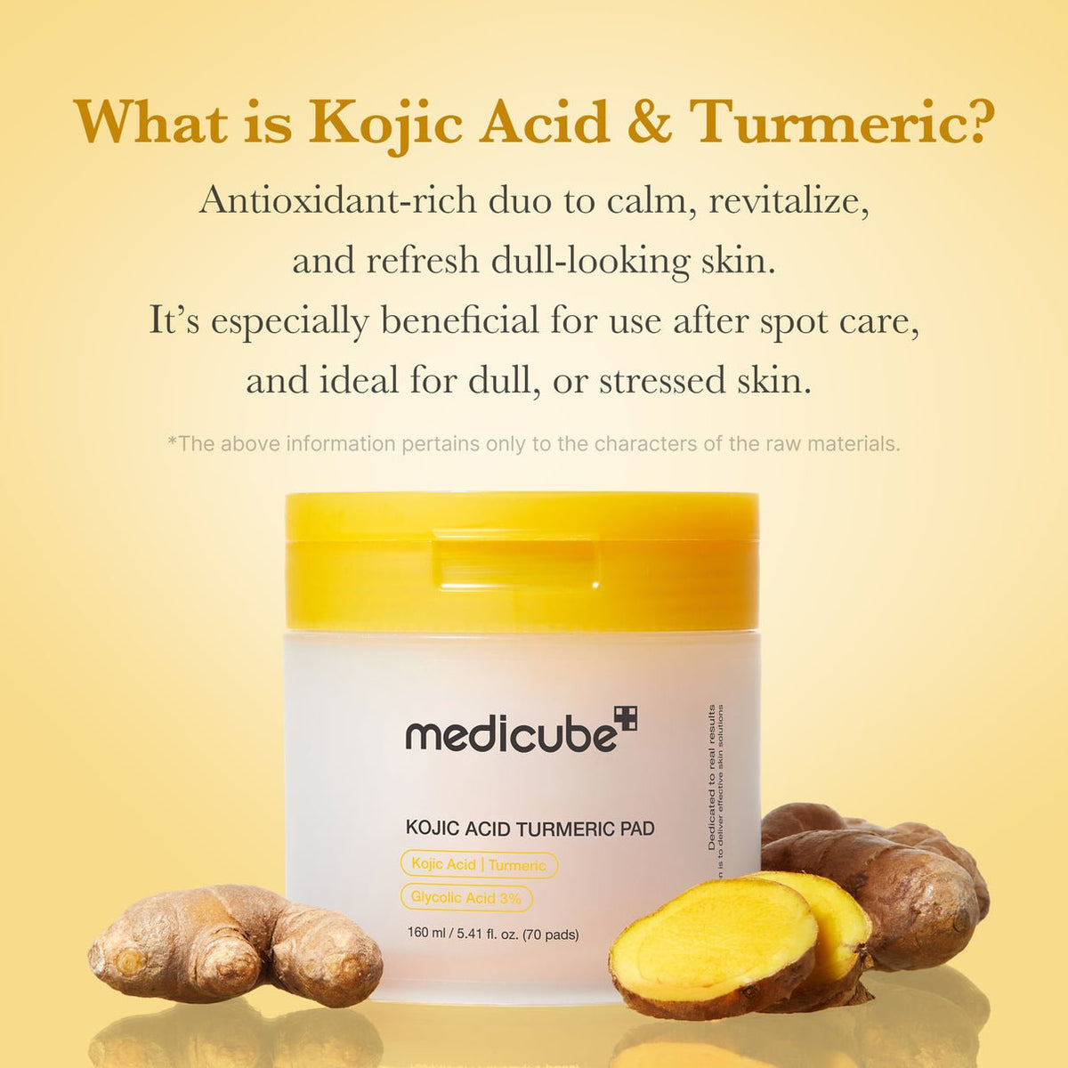 Medicube Kojic Acid Turmeric Toner Pad - OVERRATED