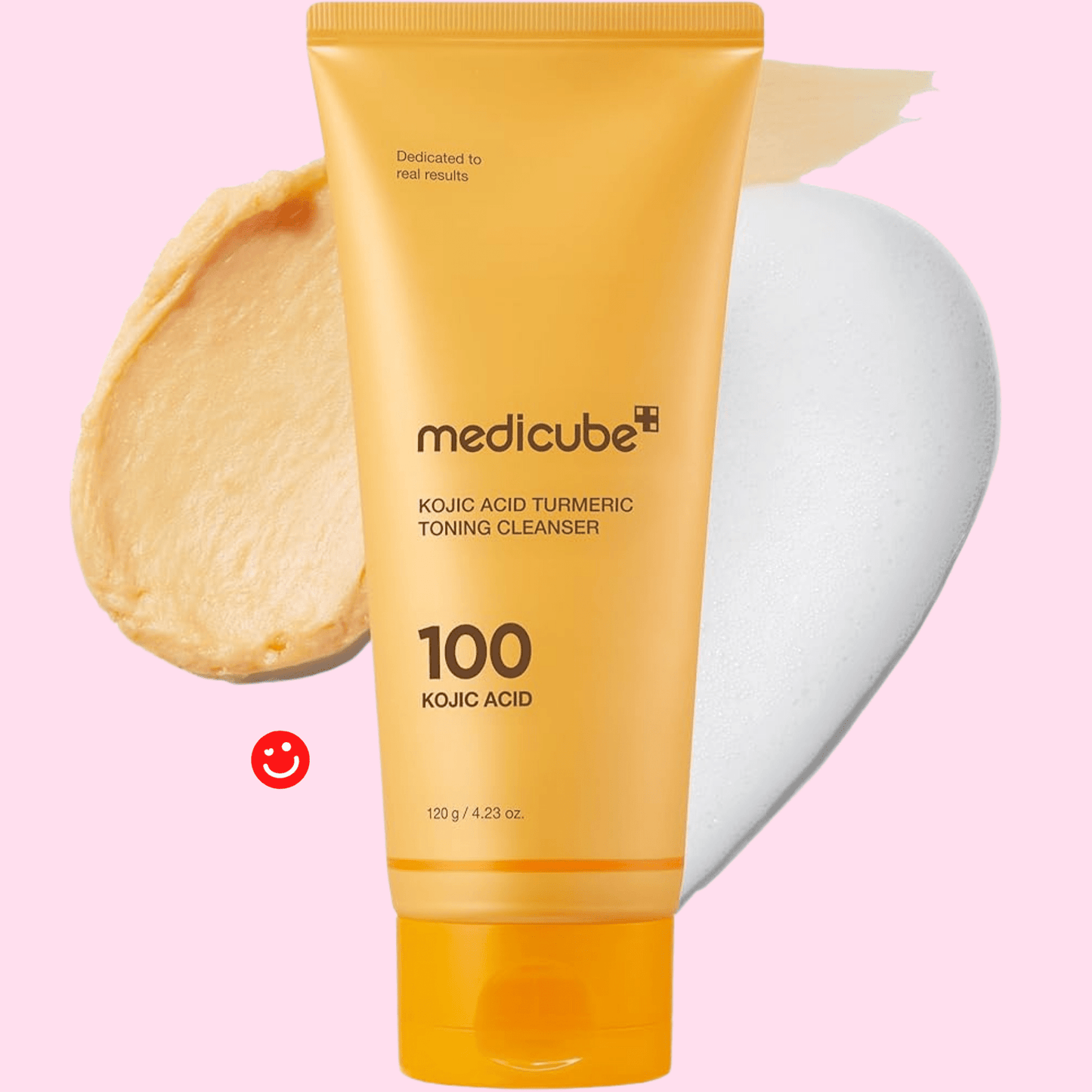 Kojic acid cleanser Medicube Turmeric Toning Whip brightening facial wash - Overrated Korean Beauty & More
